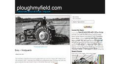 Desktop Screenshot of ploughmyfield.com